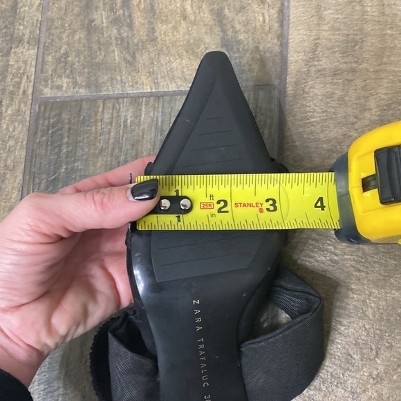 Zara black suede pointed toe heels size 36. NWT - Picture 15 of 15